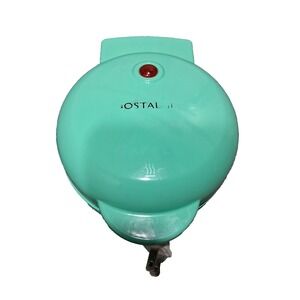Nostalgia My Mini Waffle Maker‎ Teal Color